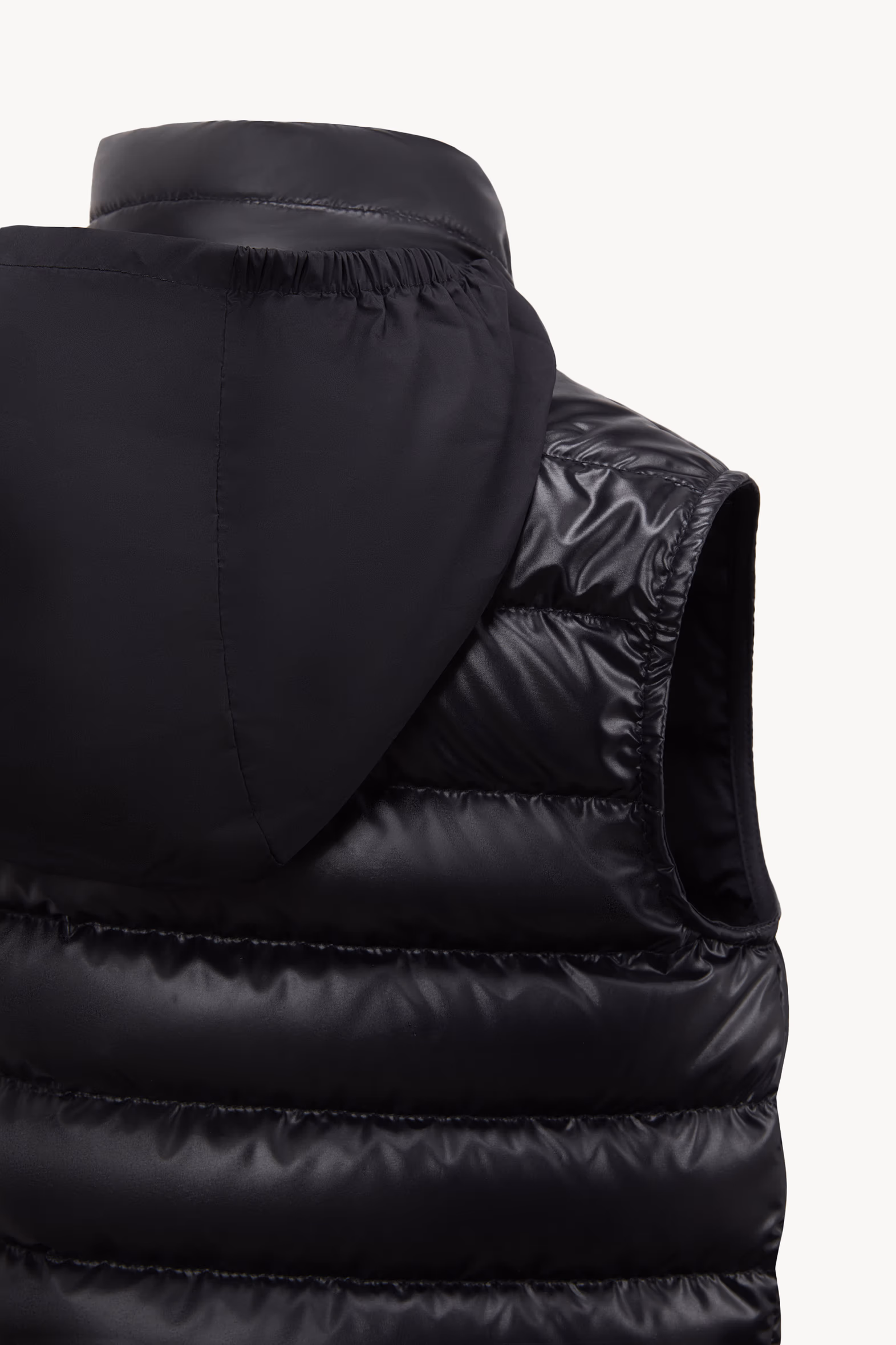 Chaleco plumífero con capucha Apatou Niño Azul Noche Moncler 6